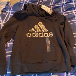 Adidas hoodie brand new leopard print